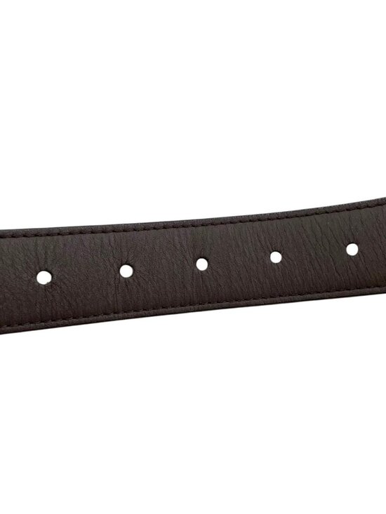 Louis Vuitton Belt Ceinture Carre Damier Ebene Logo Buckle Gold main image 6